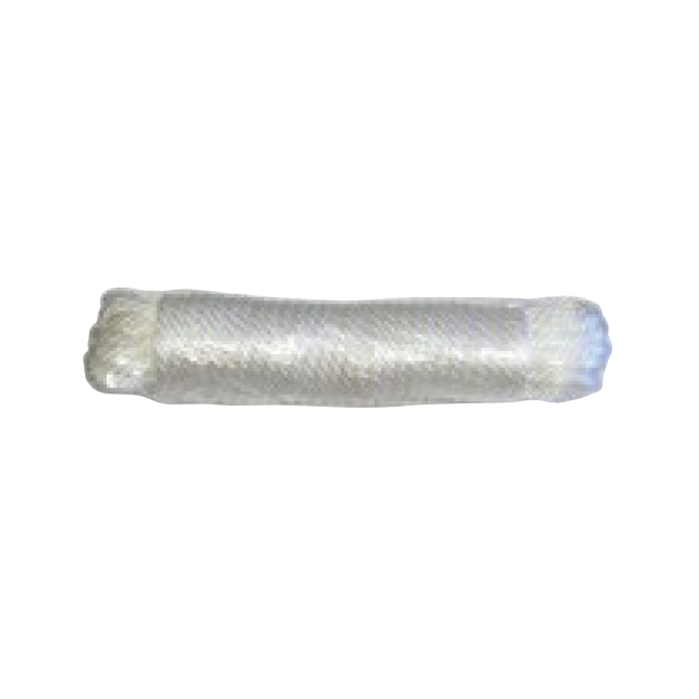 Halyard, 1/8 in 28 ft Prebagged White Solid Braided