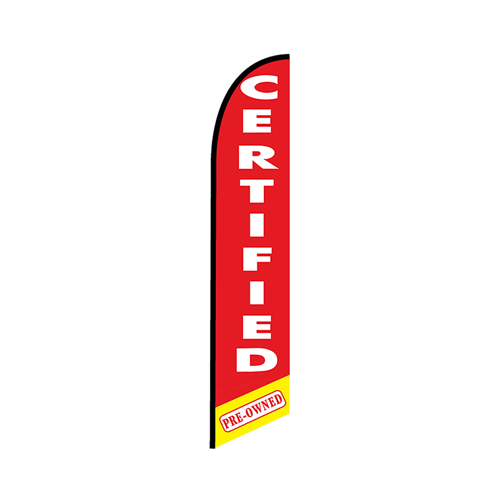 CPO Knit Poly Banner Red