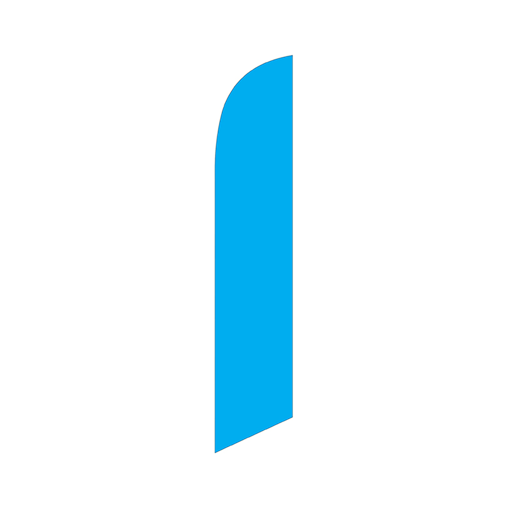 Light Blue Knit Poly Banner