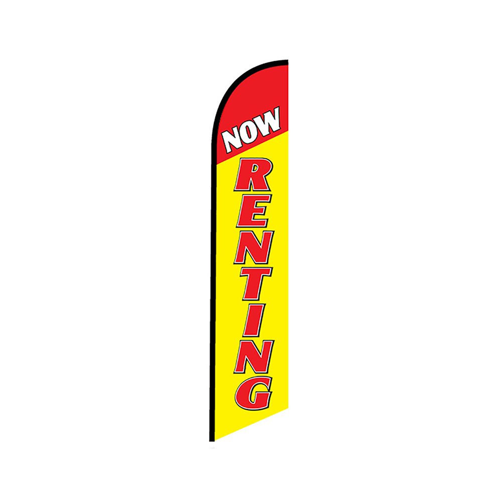 Now Renting Knit Poly Banner