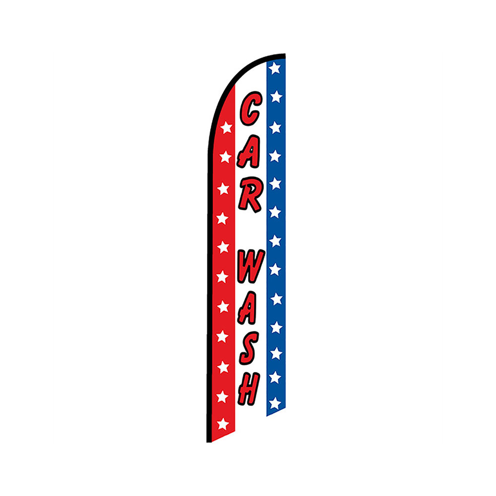 Car Wash Knit Poly Banner