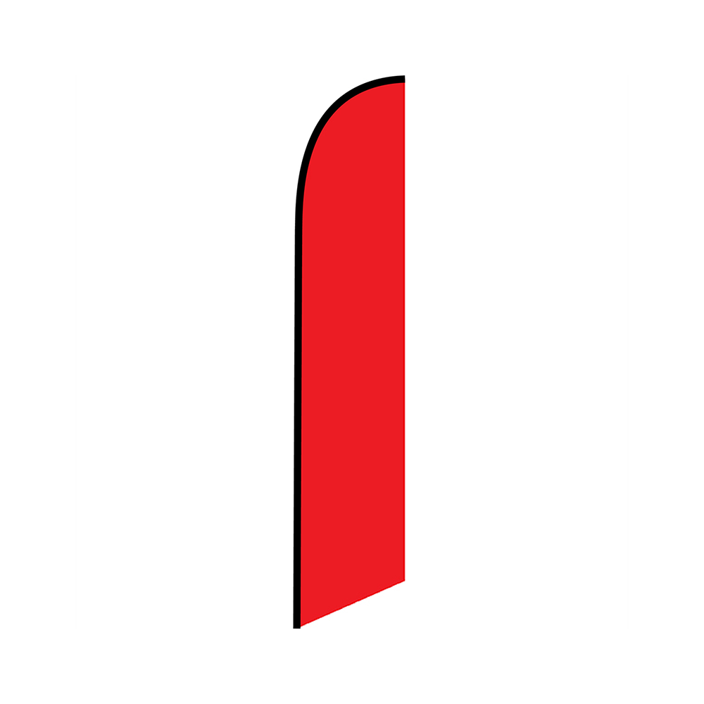 Red Knit Poly Banner