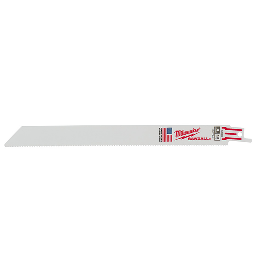 9" 18T SAWZALL Metal Blade 5pk