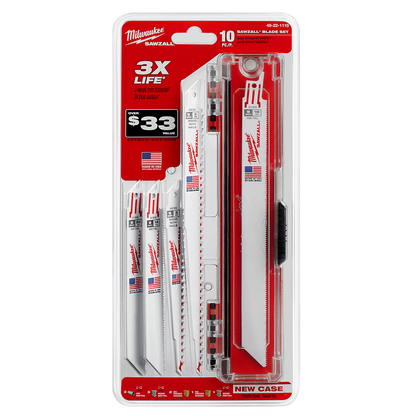 10pc SAWZALL Blade Set