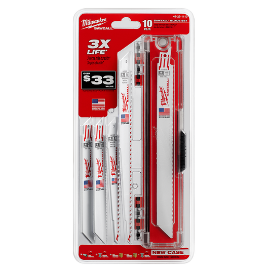 10pc SAWZALL Blade Set