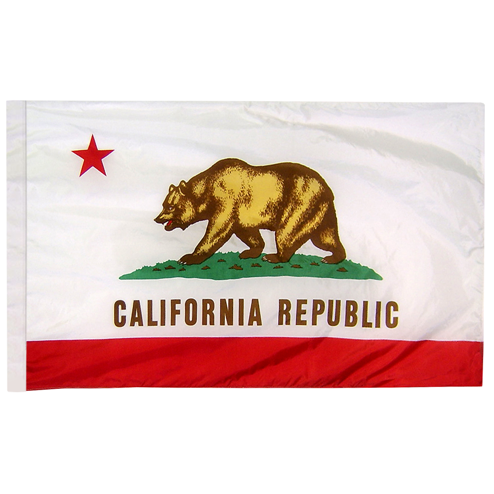 California 3 X 5 Nylon Pole Hem