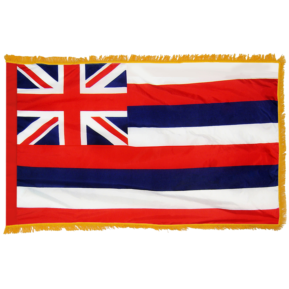 Hawaii 3 X 5 Nylon Pole Hem and Fringe