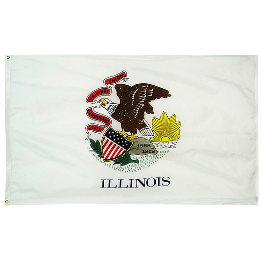 Illinois State Flag Poly