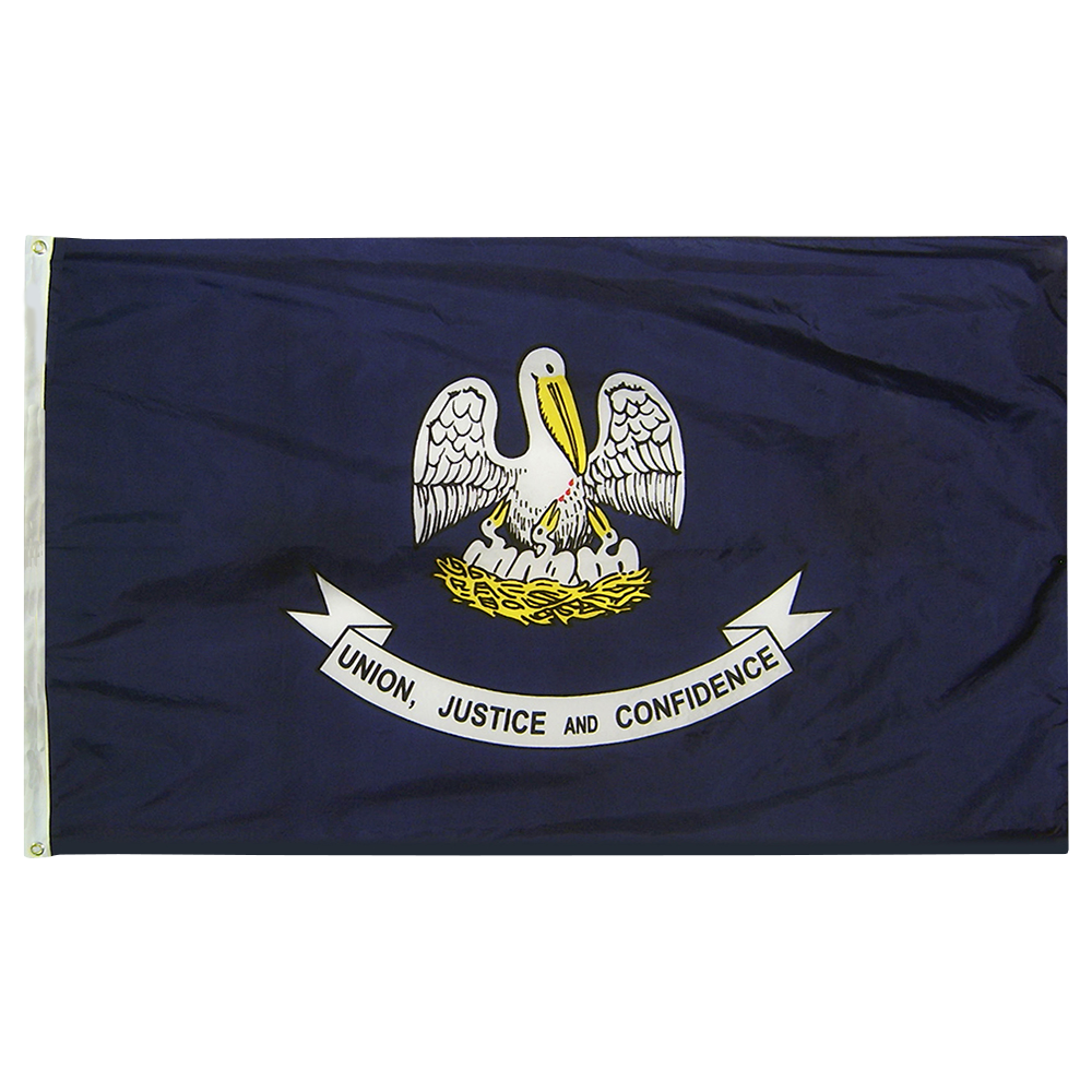 Louisiana State Flag Poly