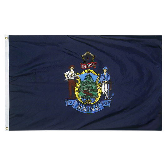 Maine State Flag Nylon