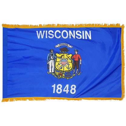 Wisconsin 3 X 5 Nylon Pole Hem and Fringe