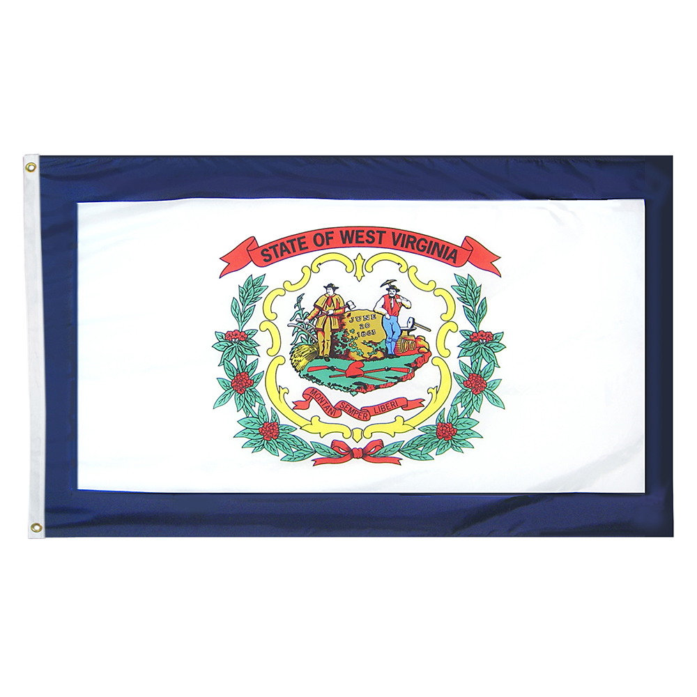 West Virginia State Flag Poly