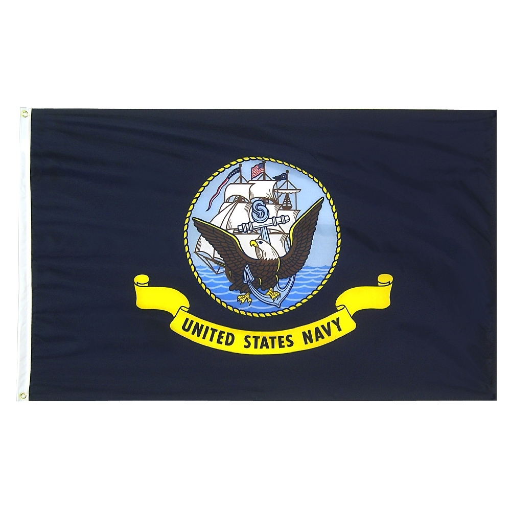 Navy Poly with Header and Grommet