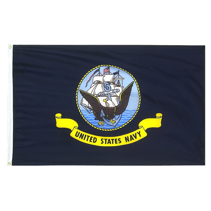 Navy Poly with Header and Grommet