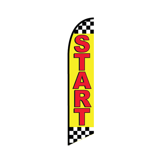 Start Knit Poly Banner