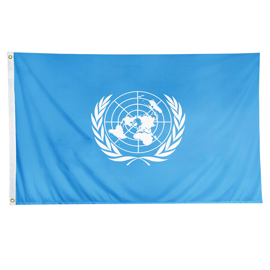 United Nations Nylon with Header and Grommet