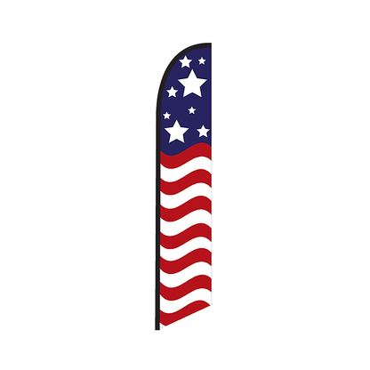 Glory Knit Poly Banner 2 Stars