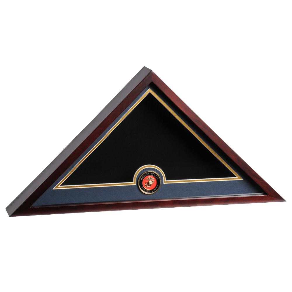 Memorial Case w/Marine Corps Medallion