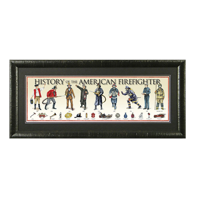 Prints, Firefighter, Framed
