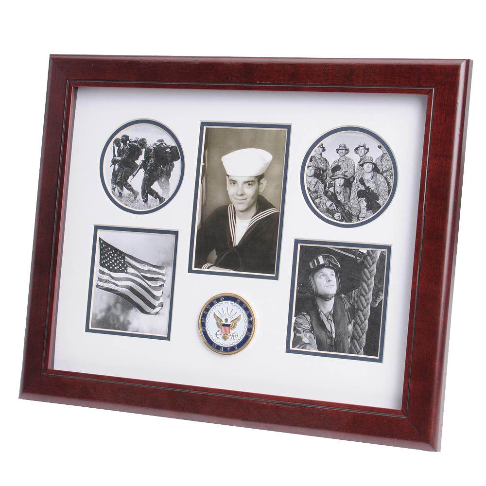 Picture Frame, POW/MIA, 11 in X 14 in Mahogany