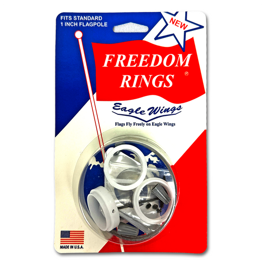 Plastic Freedom Ring 1inch - Eagle Wing