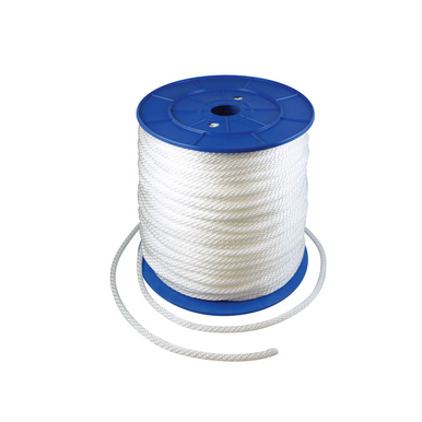Halyard, 3/8 in Cut to Length White Wire Center