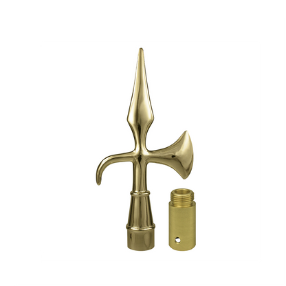 Battle Axe, 9 in Gold Metal