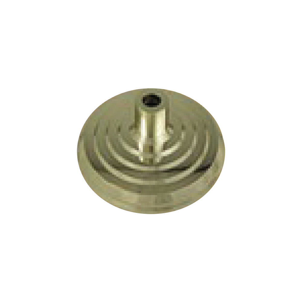 Floor Stand, 12 in Gold Regent for 1 in - 1 1/8 in - 1 1/4 in Poles 3.5 lbs
