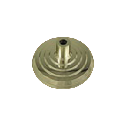 Floor Stand, 12 in Gold Regent for 1 in - 1 1/8 in - 1 1/4 in Poles 3.5 lbs