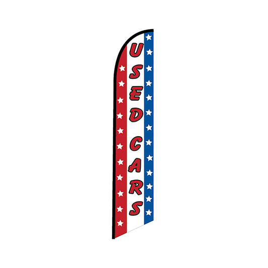 Used Cars Knit Poly Banner Stars
