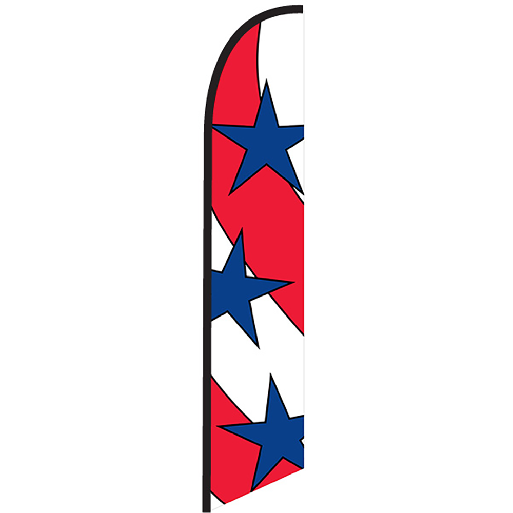 3 Star Glory Knit Poly Banner