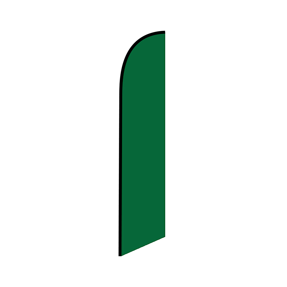 Dark Green Knit Poly Banner