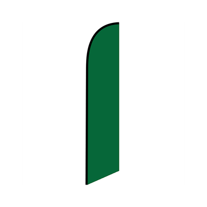 Dark Green Knit Poly Banner