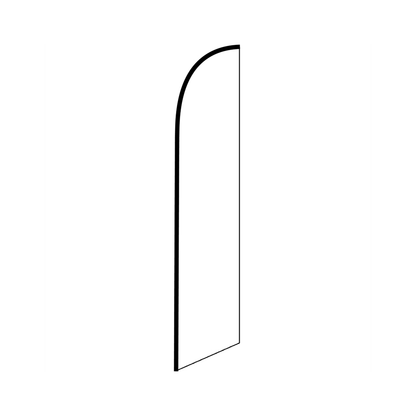 White Knit Poly Banner