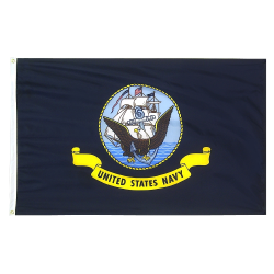 Navy Superknit Poly Header and Grommet